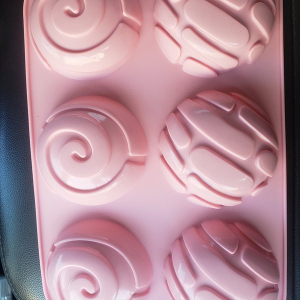 Concha Silicone Mold for Chocolate, cookie cutter, sweet bread, cocoa/chocolate bombs