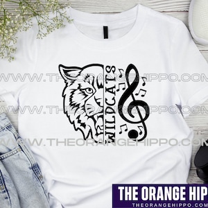 Temple Wildcats Band Ver2 - PNG, SVG, PDF