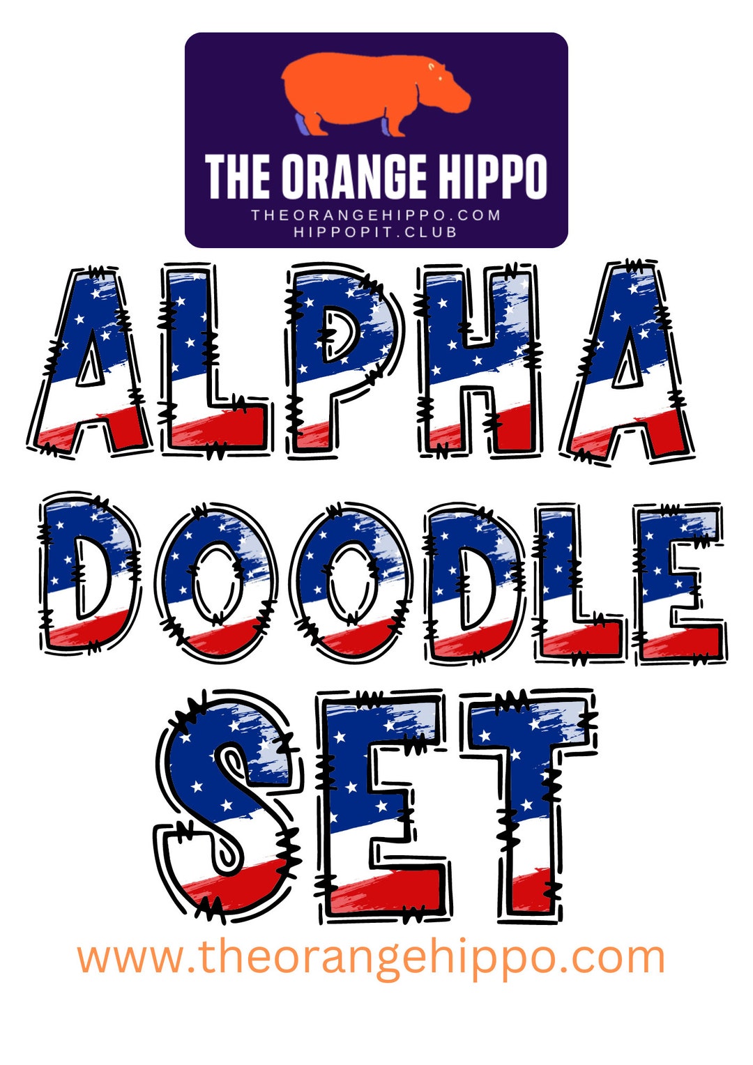 Doodle Letters - Alpha Plus Numbers Flags Ver 2 PNG ONLY - Etsy