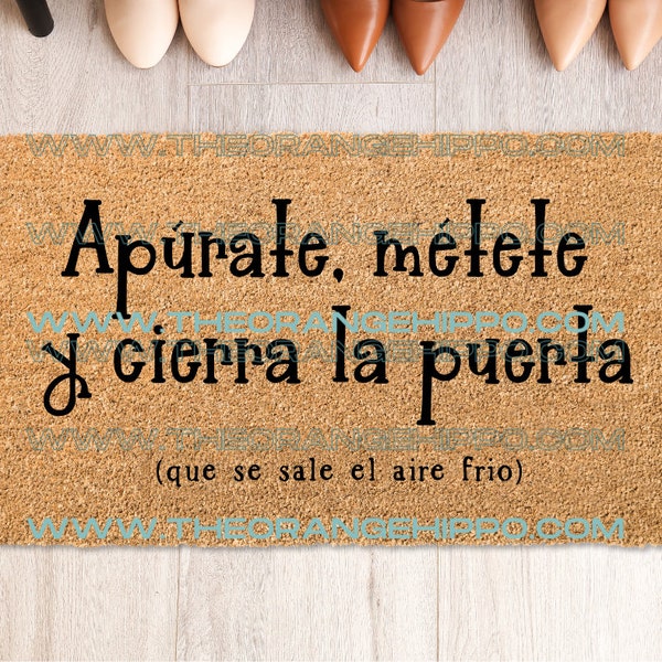 Door Mat ver Se Sale el Aire Frío - PNG & SVG