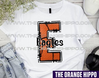 Eagles Basketball - Direct Print Sublimation Digital DESIGNS, Printable Vinyl PNG File ONLY