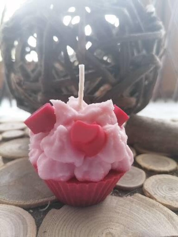 Bougie Gourmande, Bougie Cupcake, Parfumée, Végétale