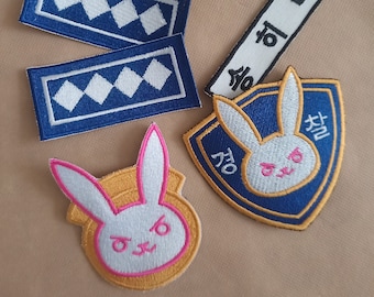 Officer Cosplay 5x4 Full Patches. Replica. Fan Art