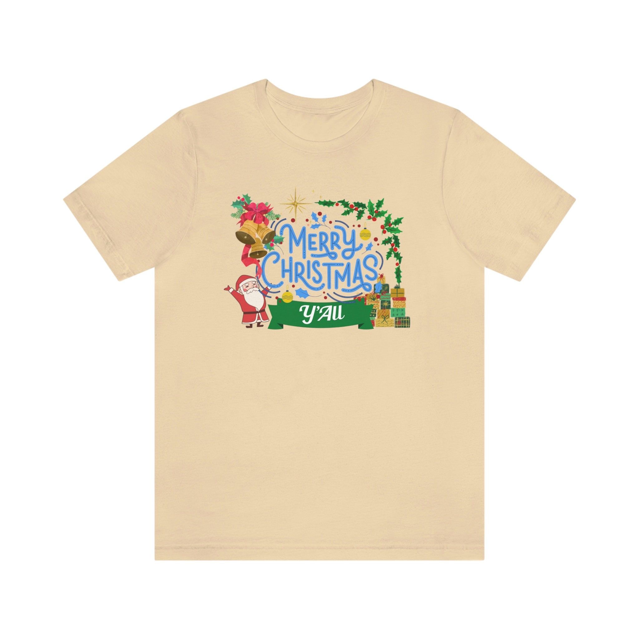 クリスマスカレイド2020　それは素敵な、クリスマスでした。　サイン入りTシャツ Merry Christmas Y'all T-shirt, Merry Christmas Tee