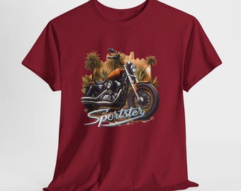 Harley Davidson Sportster T-shirt, Biker Tshirt, Exclusive