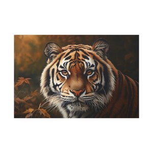 Beautiful Tiger Painting Wall Decor, Canvas Art Print, Animal Oil Painting Print, Wildlife Artwork Poster, Home Decor Gift