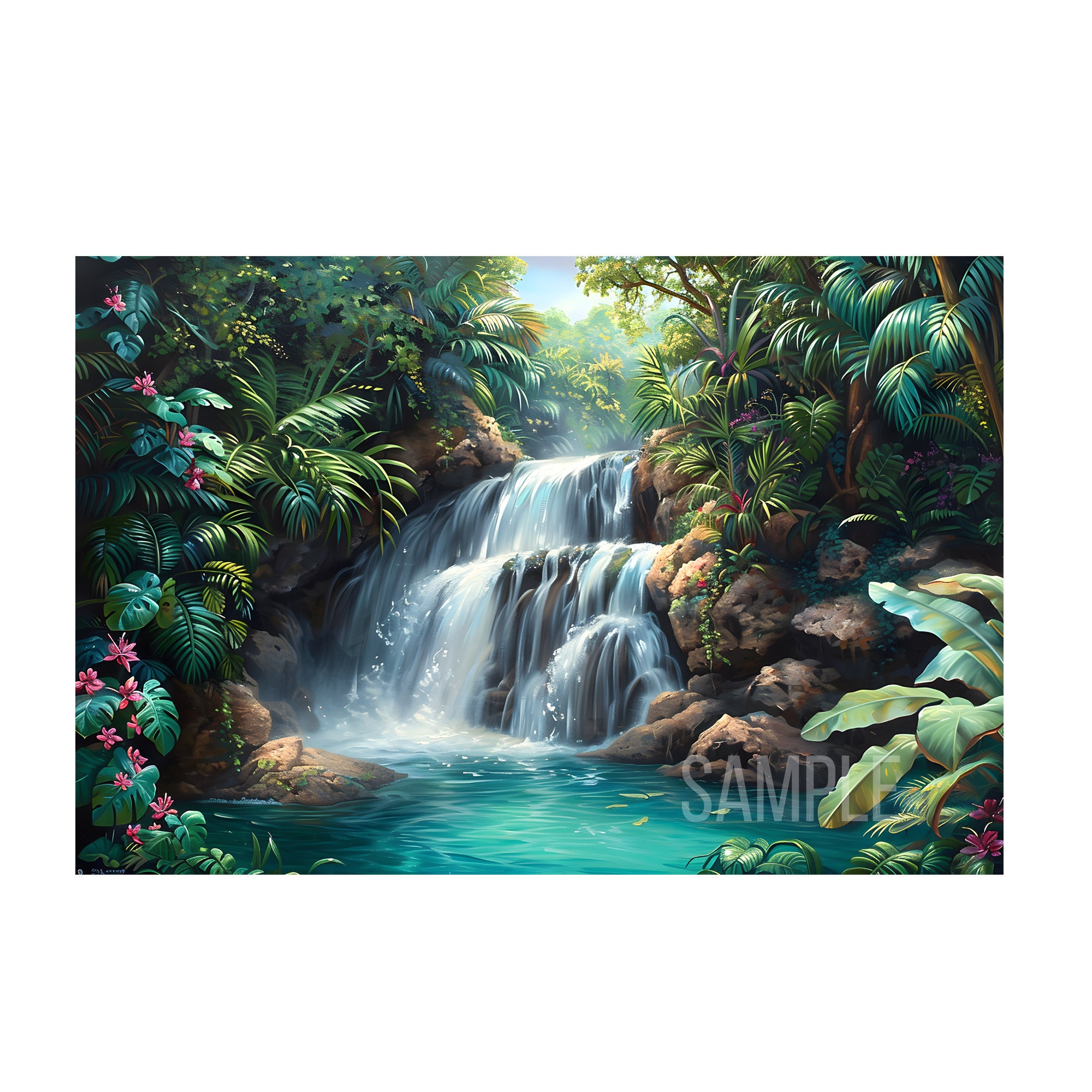 日本画 滝と森林 モノクロ40✖️27 日本画 滝と森林 モノクロ40✖️27 1731_52b24c8bc39f5316055258.jpg