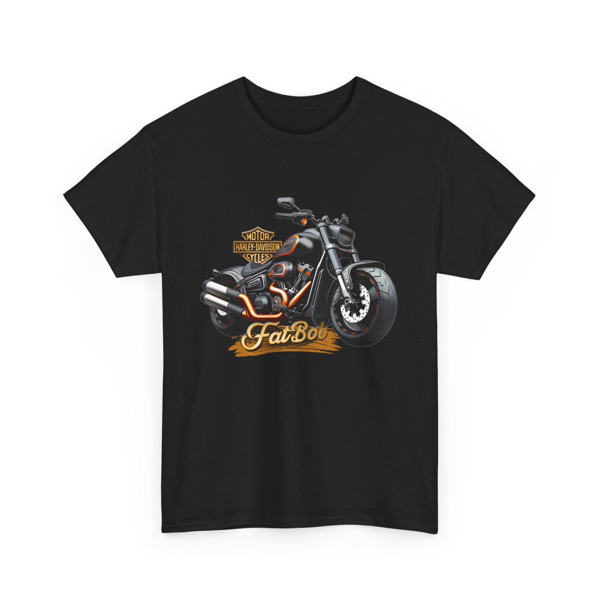 Harley Davvidson Fat Bob Tshirt, Biker T-shirt, Motorcycle