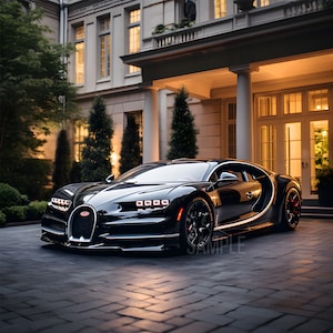 Bugatti Chiron Digital Download Wall Art. Bugatti Chiron Super Car Poster For Home Decor. Gift For Him. JPG