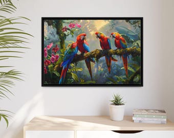 オウムと花のアート作品 il_340x270.7069363317_p8yp.jpg