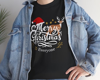 Merry Christmas Everyone T-shirt, Christmas Gifts, Christmas T-shirt, Christmas Shirt, Christmas Tees, Shirts For Christmas, Xmas Shirt