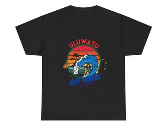 Uluwatu Surf Paradise T-Shirt, Vintage Wave Sunset Palm Beach. Bali T-shirt, Summer Vibes Tshirt, Bali Beach Sunset Shirt, Gift for Surfer.