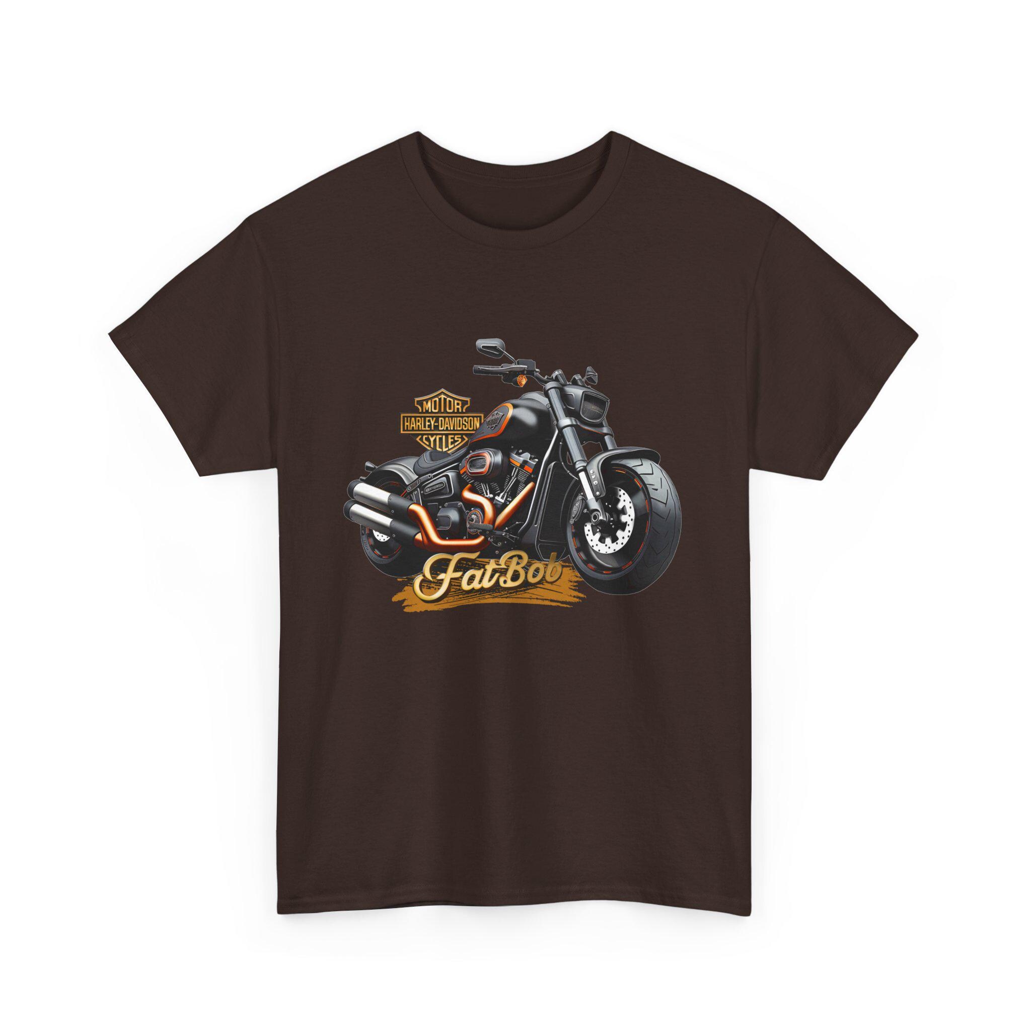 Harley-Davidson Fat Boy Motorcycle T-Shirt – Biker T Shirt UK