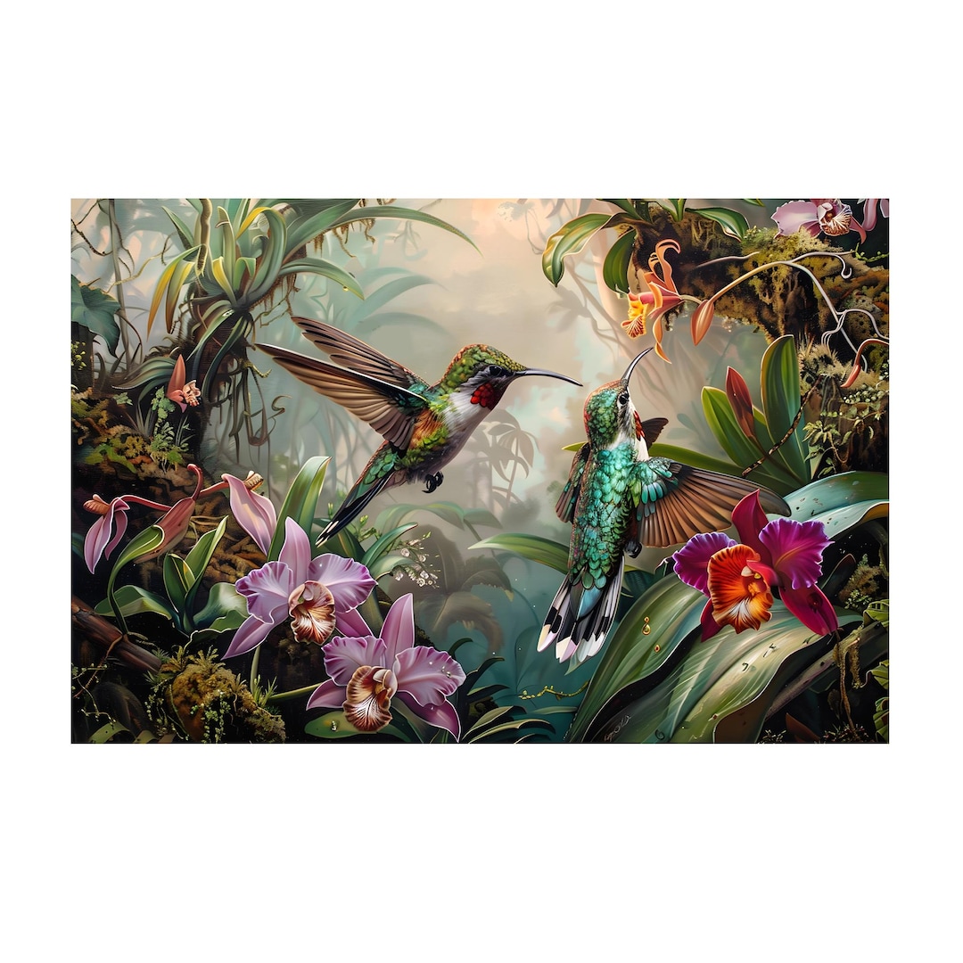 Bandiera con colibrì e fiori in fiore 3 x 5 Ft bandiere da giardino a