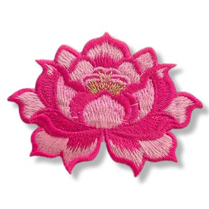 Flower, flower patch, iron-on patch, emblem, embroidered, patch, iron-on patch, flower iron-on patch, rose