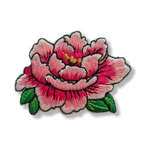 Flower, patch, badge, iron-on, embroidered, flower patch