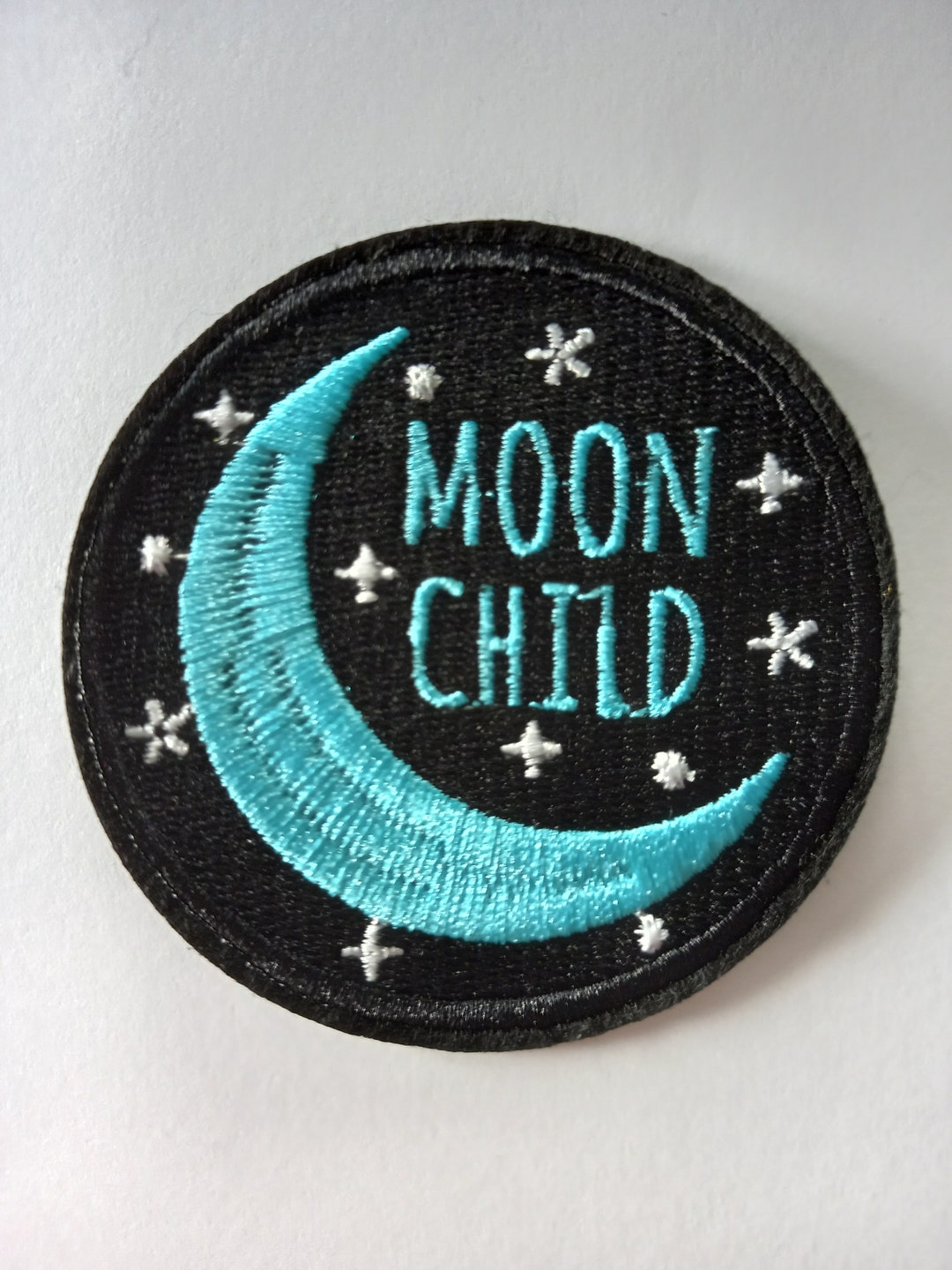 Moon Patch Crest Iron-on Sewing Moon Iron-on Patch - Etsy