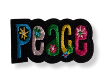 Peace, patch, écusson, thermocollant, couture, patch thermocollant peace