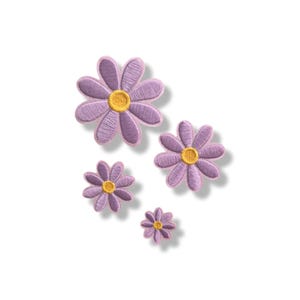 Bloem, bloemenpatch, strijkpatch, embleem, geborduurd, patch, strijkpatch, bloemenpatch, floral patch