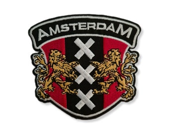 Amsterdam patch, Amsterdam patch, iron-on patch, patch, patch, iron-on patch, Amsterdam patch