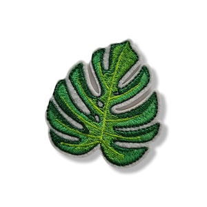 Leaf, patch, badge, iron-on, embroidered, leaf patch