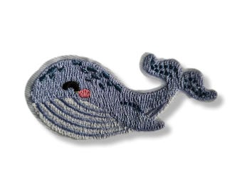 Whale, whale patch, iron-on patch, patch, embroidered, patch, iron-on patch, whale patch