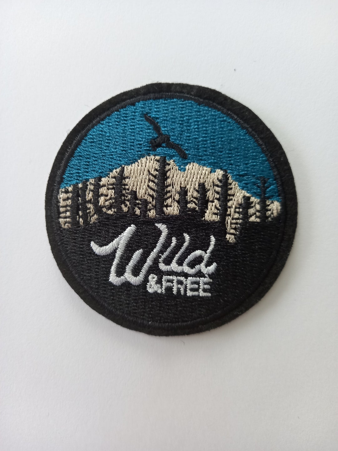 Patch Thermocollant Brodé Drapeau Antarctique - 7x4,5 Cm, Polyester, Pour Sac, Veste, Casquette