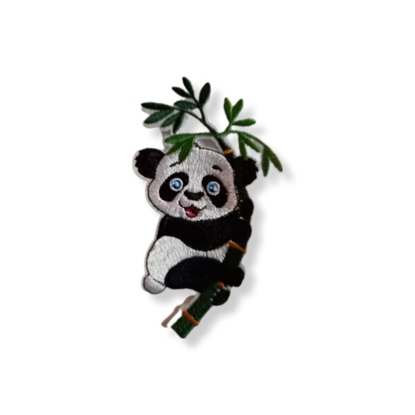 Panda, patch, écusson, thermocollant, couture, patch thermocollant panda