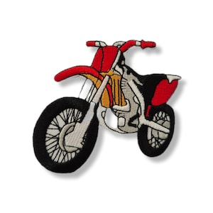 Parche de motocicleta, insignia, parche termoadhesivo, bordado, parches