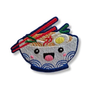 Ramenkom-patch, ramenkom-patch, strijkpatch, patch, patch, strijkpatch, patch