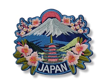 Japan, Japan patch, iron-on patch, patch, embroidered, patch, iron-on patch, Japan patch