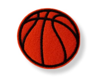 Basket, ballon, patch, écusson, thermocollant, couture, patch thermocollant ballon basket