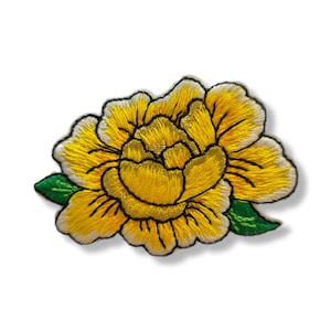 Flower, patch, badge, iron-on, embroidered, flower patch