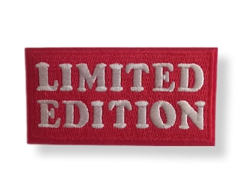 Edition limitée, patch, écusson, thermocollant, couture, patch thermocollant limited edition