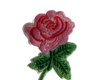 Fleur, patch, écusson, thermocollant, couture, patch thermocollant fleur