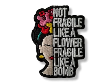 Frida Kahlo patch, Frida Kahlo patch, iron-on patch, embroidered patch, patch, iron-on patch, Frida Kahlo patch