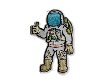 Astronaute, patch, écusson, thermocollant, couture, patch thermocollant astronaute