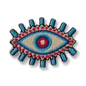 Oog, ooglapje, strijkpatch, patch, geborduurd, patch, strijkpatch, patch