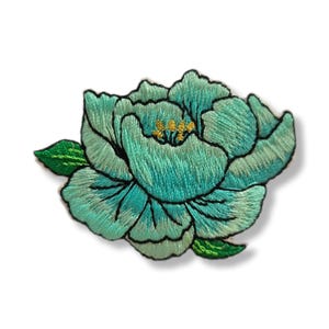 Flower, patch, badge, iron-on, embroidered, flower patch