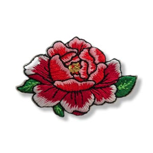 Flower, patch, badge, iron-on, embroidered, flower patch