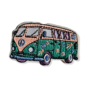 Van, patch, badge, iron-on, embroidered, van patch