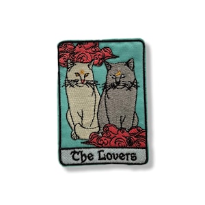 Tarot card, tarot card patch, badge, iron-on, embroidered, insignia
