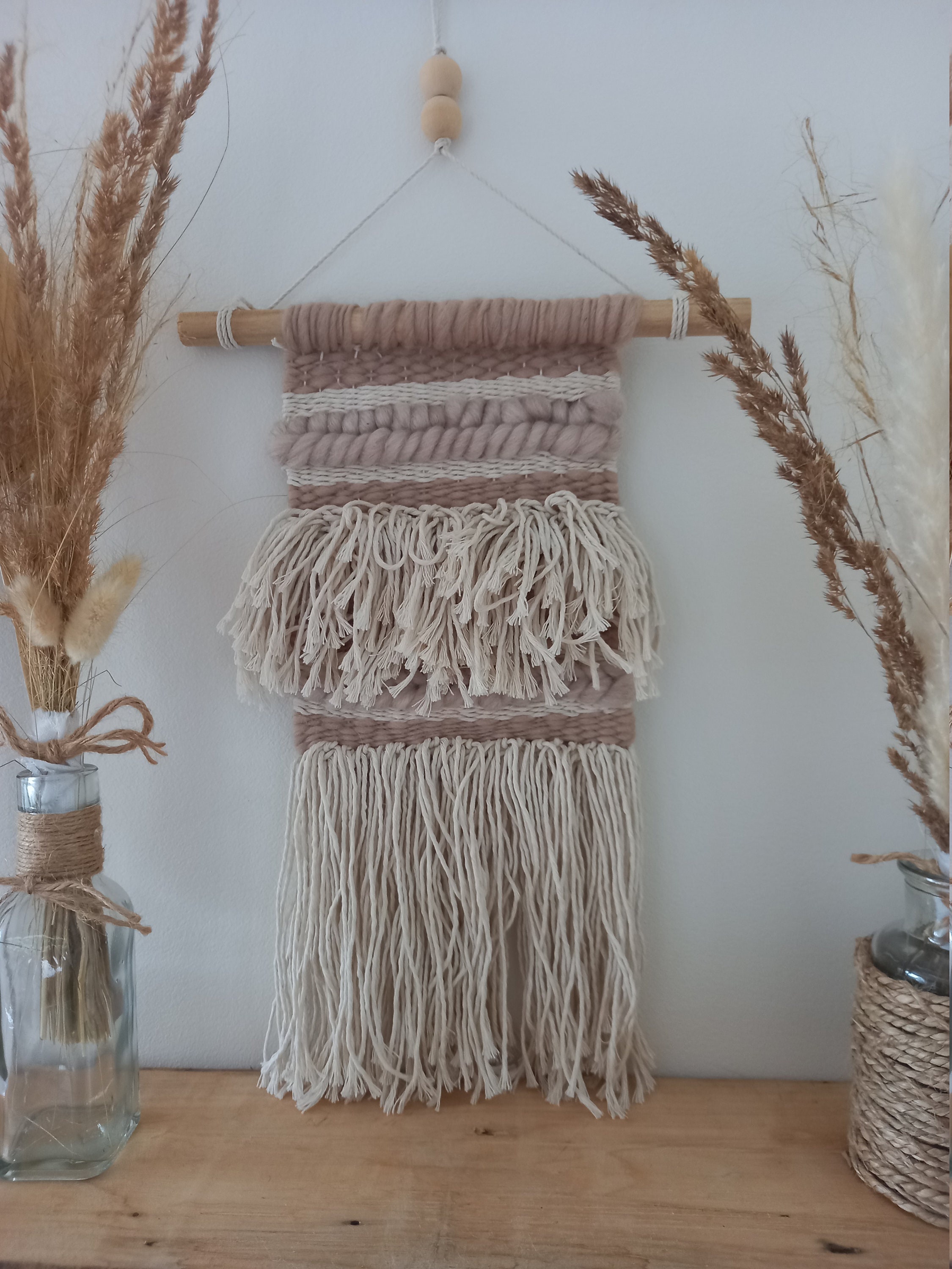 Tissage Mural, Déco, Bohème, Cadeau Pour Elle