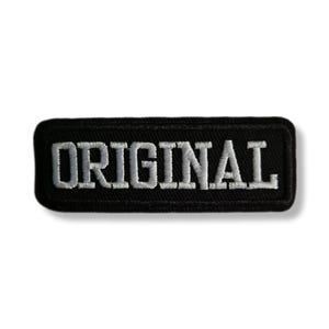 Original, patch, écusson, thermocollant, brodé, patch thermocollant original