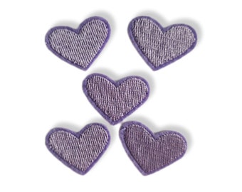 Coeur, patch, écusson, thermocollant, couture, patch thermocollant coeur