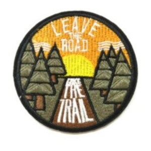 Travel, patch, badge, heat adhesive, customization