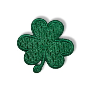 Clover, clover patch, iron-on patch, emblem, embroidered, patch, iron-on patch, clover patch