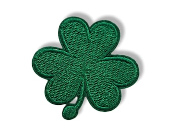 Clover, clover patch, iron-on patch, emblem, embroidered, patch, iron-on patch, patch