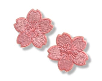 Cherry blossom patch, cherry blossom patch, iron-on patch, embroidered patch, patch, iron-on patch, Japanese patch