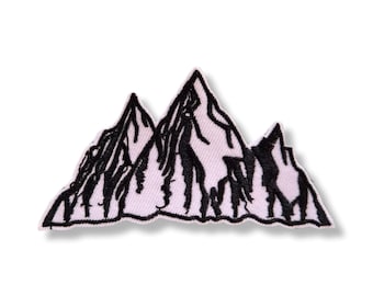 Mountain, mountain patch, iron-on patch, patch, embroidered, patch, iron-on patch, mountain patch